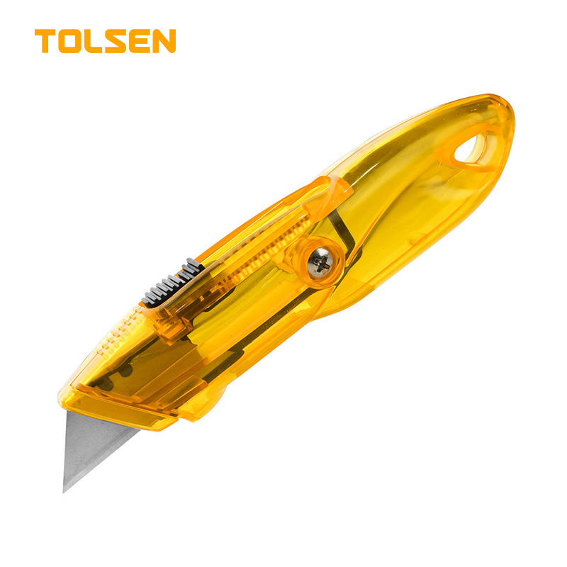 Нож с трапециевидным лезвием, пласт. корпус, лезвие SK7 61 x 19 мм TOLSEN (арт. 30086)