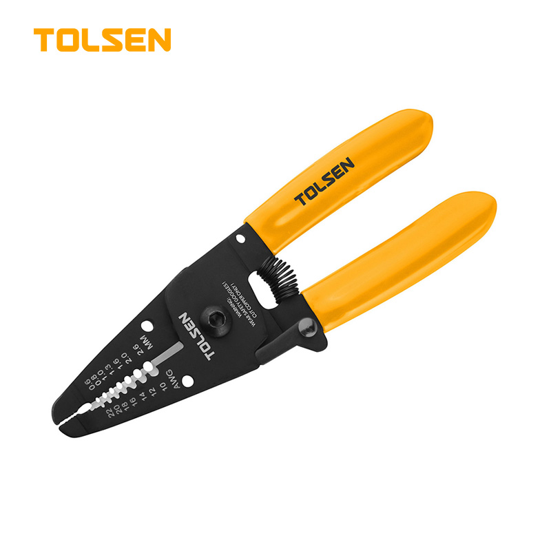 Съёмник изоляции 160 мм, 0.6 - 2.6 мм, 22–10 AWG TOLSEN (арт. 38051)