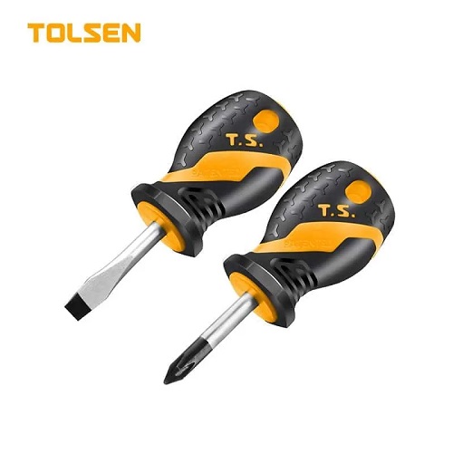 Набор отверток 2 шт, SL/PH, CrV, магнит., двухкомп. рукоятки GRIPro TOLSEN (арт.20181)