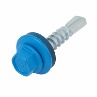 Саморезы кровельные по металлу DAXMER 5,5х38  RAL 5015 (200 шт)