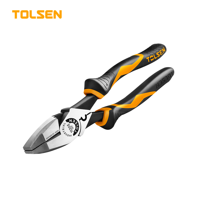 Плоскогубцы комбинированные Industrial 240 мм, CrV, двухкомп. рукоятки GRIPro TOLSEN (арт. 10305)