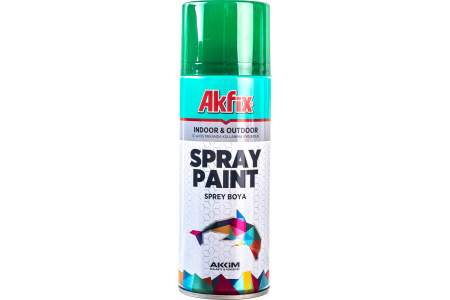 Akfix Аэрозольная Краска Зеленый мох RAL6005, 400мл. 300гр.(арт. SP423057)