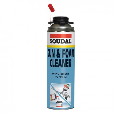 Очиститель пены Soudal  GUN&FOAM CLEANER 12*500мл 122716