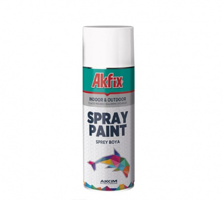 Akfix Аэрозольная Краска Алюминиевый цвет RAL9006, 400мл. 300гр.(арт. SP423154)